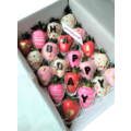 20pcs LOVE 4 Design V.1 Chocolate Strawberries Gift Box (Custom Wording)